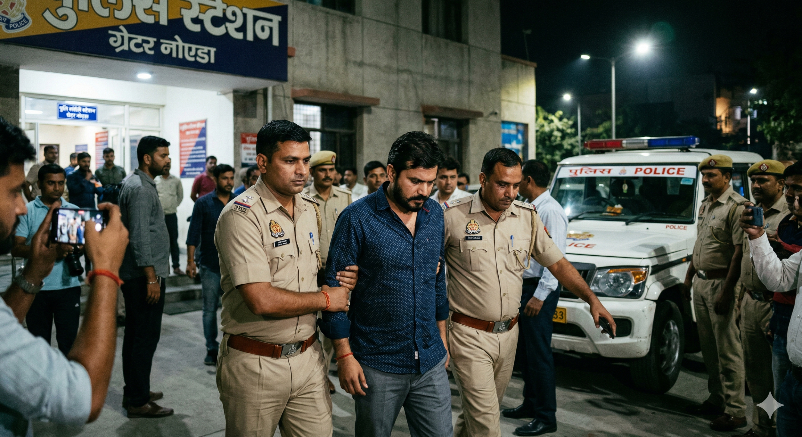 ग्रेटर नोएडा छेड़छाड़ केस में पुलिस द्वारा आरोपी गिरफ्तारी