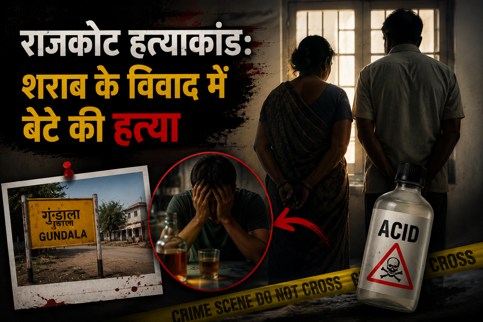 राजकोट हत्याकांड में बेटे की हत्या के आरोप में गिरफ्तार माता-पिता, पुलिस जांच जारी