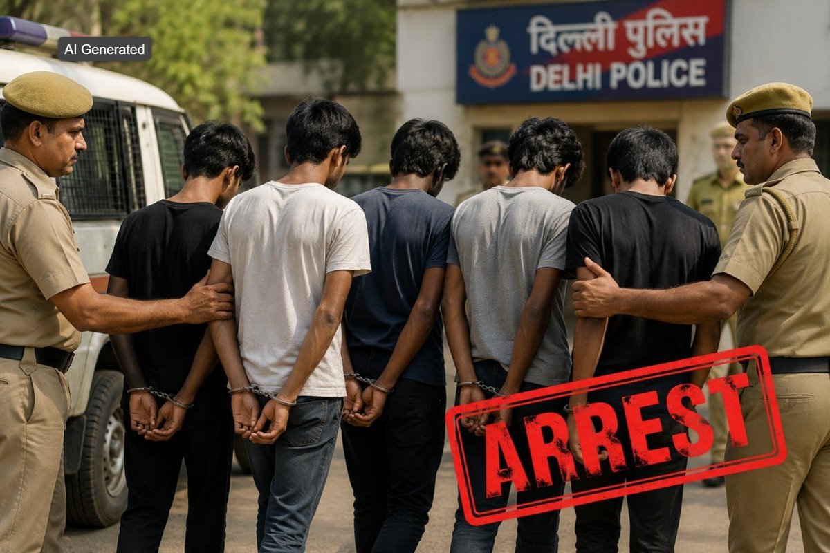 वजीरपुर हत्या मामले में पुलिस जांच और घटनास्थल का सांकेतिक दृश्य